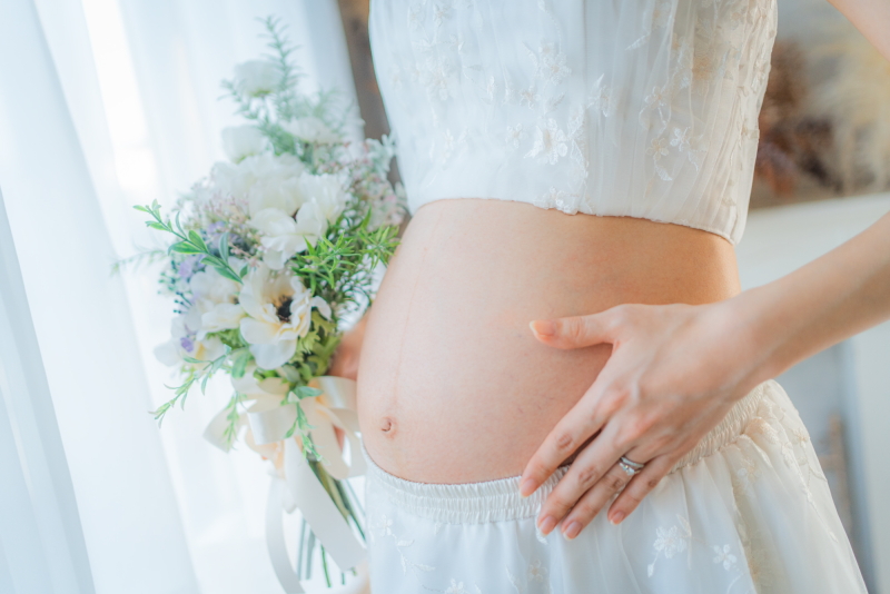 マリエフルーリィ_マタニティフォトの撮影ができる