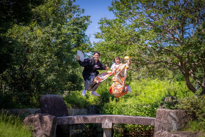 マリエフルーリィ_庭園で撮影できる