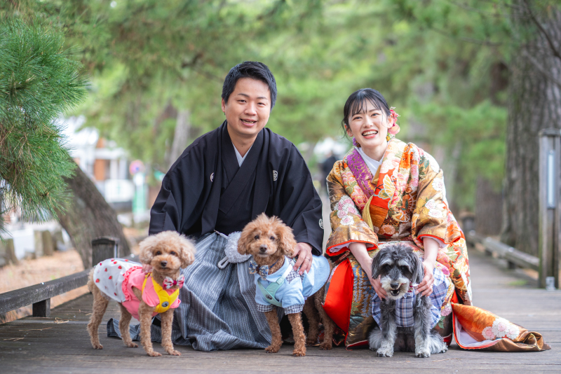 マリエフルーリィ_ペットと一緒に撮影できる