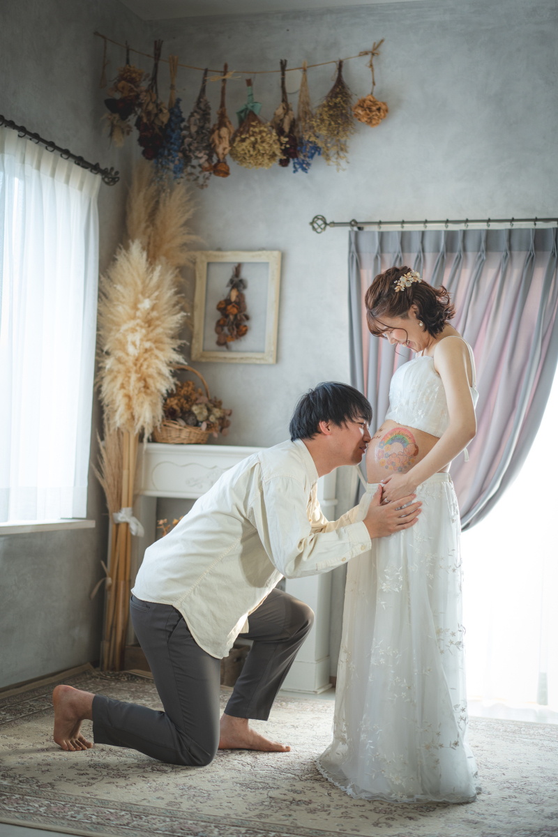 マタニティ今の時を素敵に撮影！