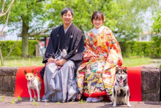 ペットとの撮影