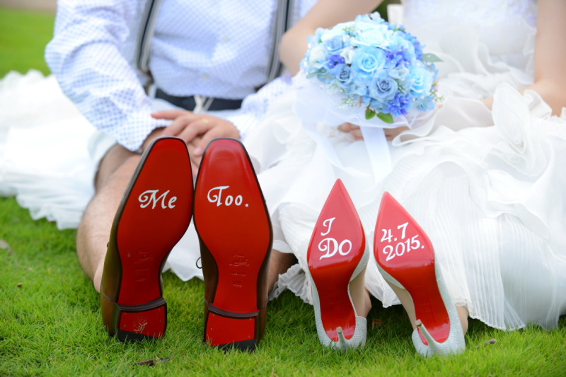 芝生なら座っても、寝ても撮影可能