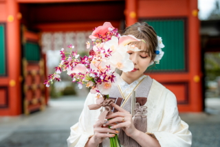 マリエフルーリィ_和装　洋装　ロケーション１月～4月