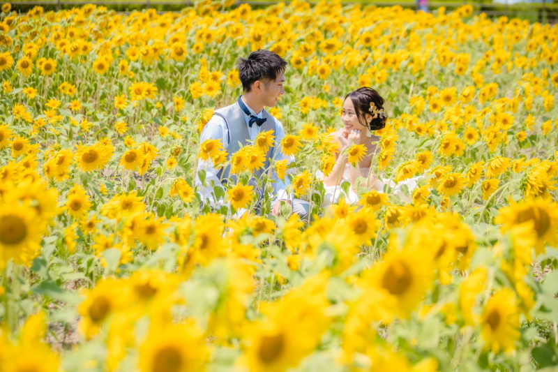 マリエフルーリィ_ガーデンで撮影できる