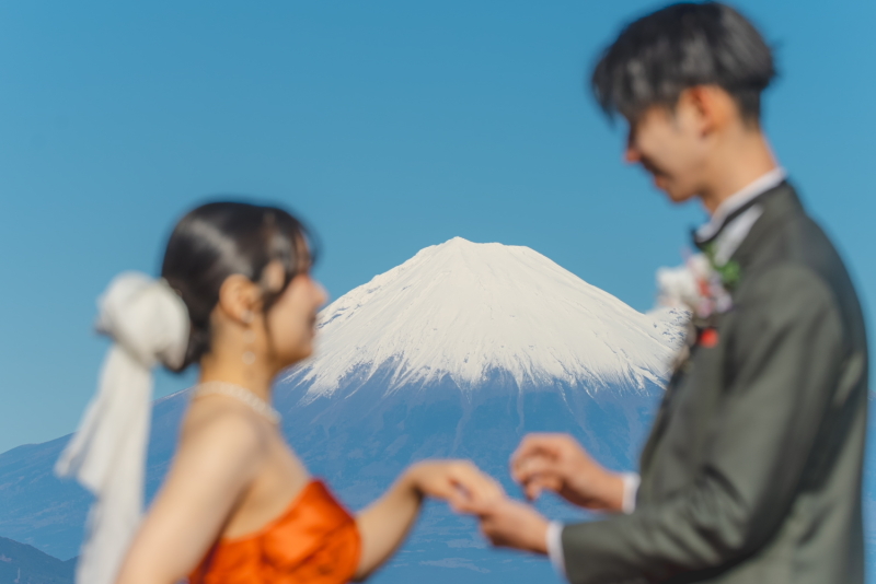 【海ロケ】洋装ロケーションプラン 1ヶ所 【富士山海ロケ or 砂浜海ロケなどセレクト】