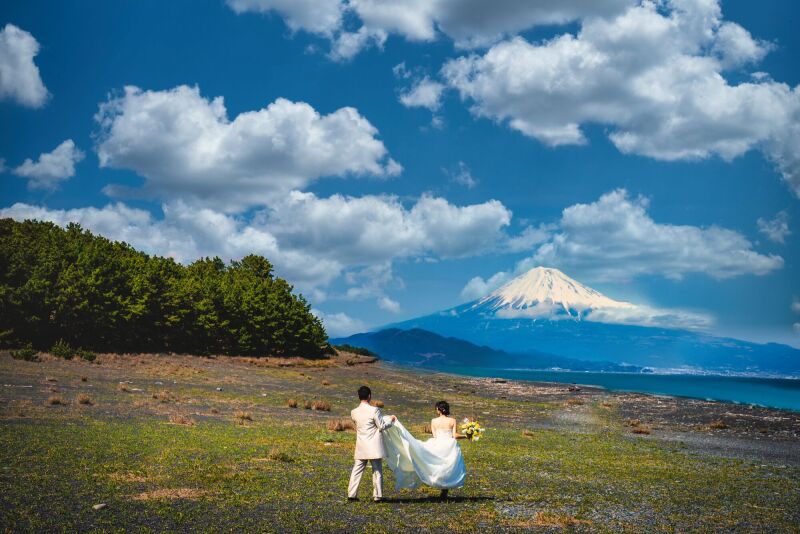 10月~12月【エリア富士山をバックに Bコースエリアで選べる】和装or洋装ロケーション撮影