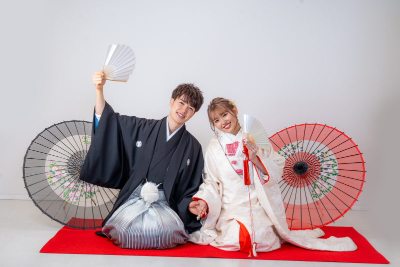 10月~12月【和+洋】【迷(まよ)コレ!】平日¥22,000引き 和装スタジオ撮影と洋装ロケーション撮影付プラン