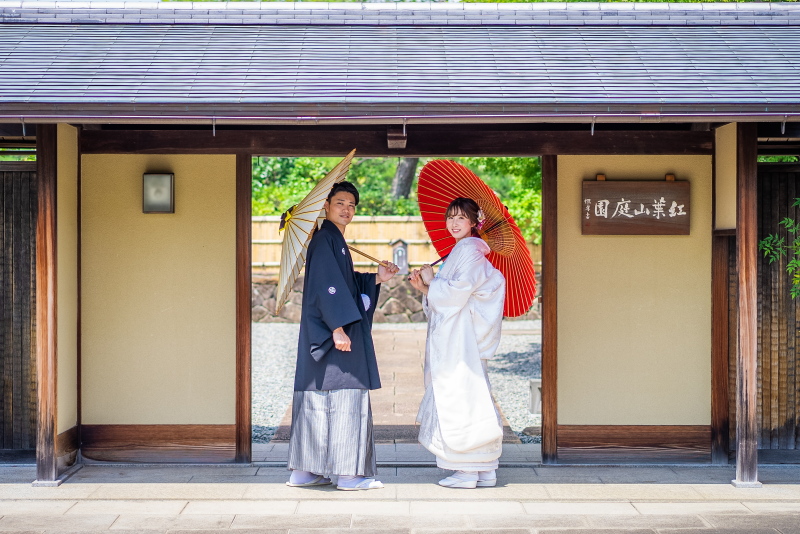 10月~12月平日【¥140,800 ➡ ¥118,800-】和装前撮ロケ定番の和装ロケーション撮影【ロケ地セレクト可能です】
