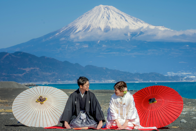 10月~12月【富士山B+お茶室】和装ロケーション撮影【ロケ地セレクト】+お茶室撮影付プラン