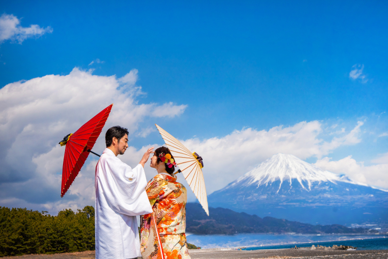 <1月2月撮影>スノーsnow 富士山ロケor日本庭園などロケ地セレクトロケーションプラン
