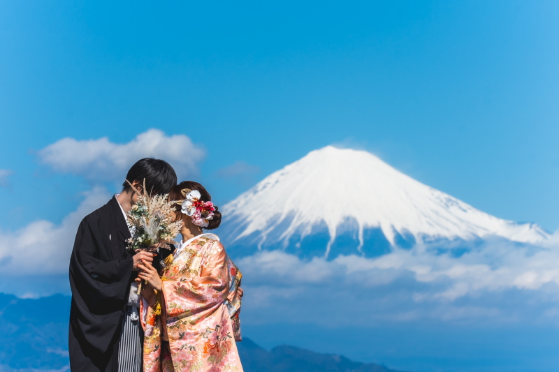 10月~12月【富士山B+お茶室】和装ロケーション撮影【ロケ地セレクト】+お茶室撮影付プラン