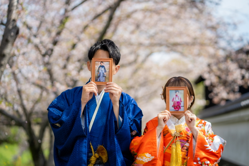 【2026桜ロケ 桜 和装or洋装 選べます ロケ地を追加しても14万円以下 桜ロケーションプラン!