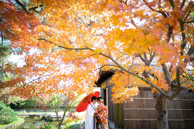 10月~12月 和装or洋装 平日¥129800 ➡ ¥107800-!【四季のプチロケーション撮影プラン】