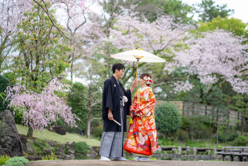 第1弾春前　１か所で色々撮影　12月～3月 和装or洋装　平日￥129800 ➡ ￥107800-！【四季のロケーションプラン】