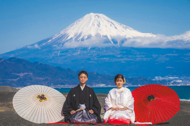 10月~12月【エリア富士山をバックに Bコースエリアで選べる】和装or洋装ロケーション撮影
