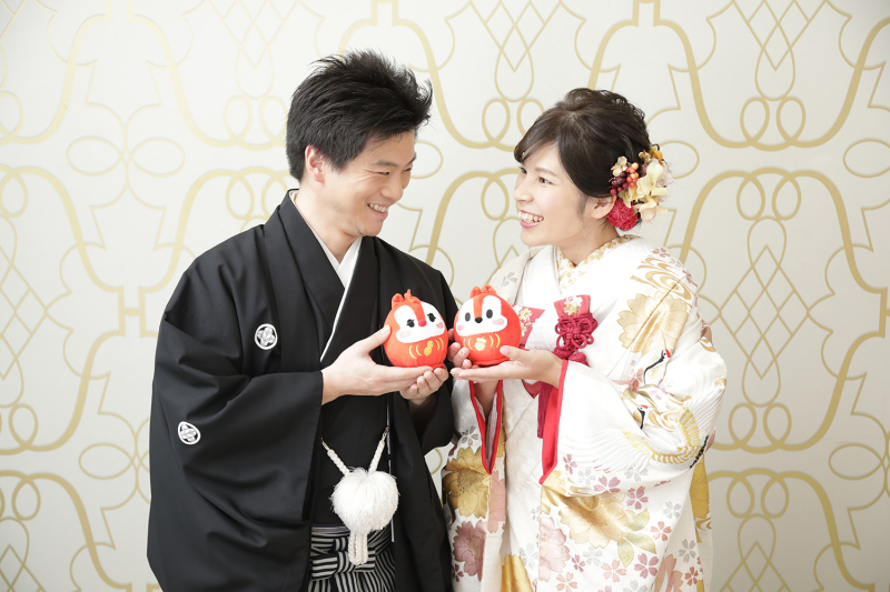 ダルマさんで和っぽく☆