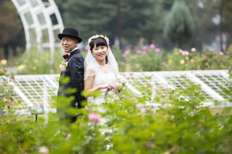 緑やお花に囲まれて☆