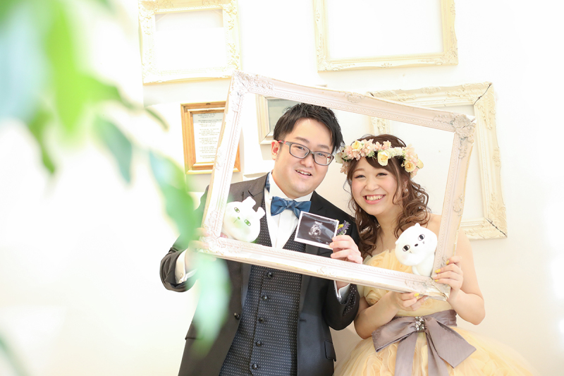 花冠りもとっても似合いますね！