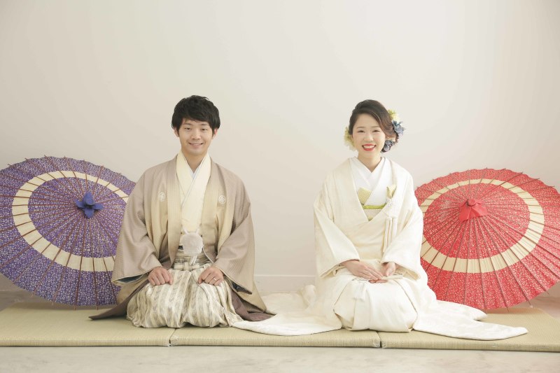 大人気！やはり和装といえばこのポーズ！