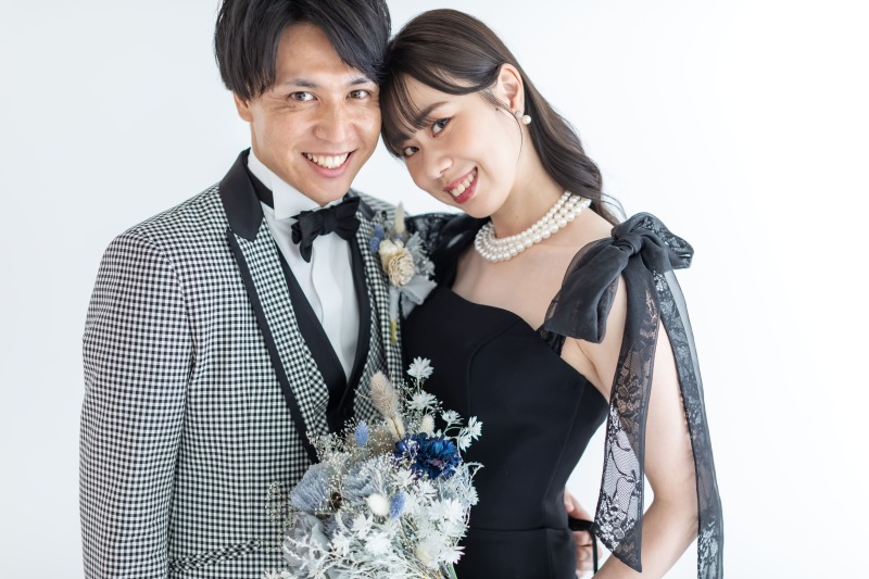 アップ写真でスマイル