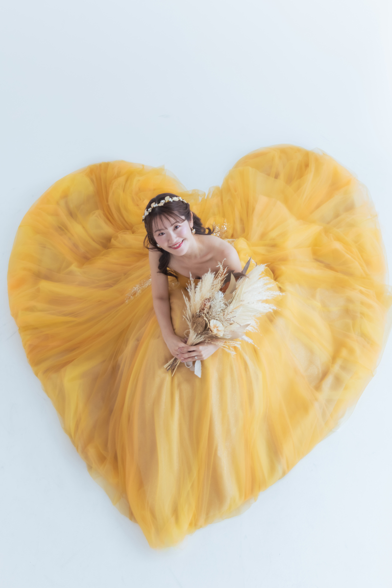 ハートの中のご新婦様