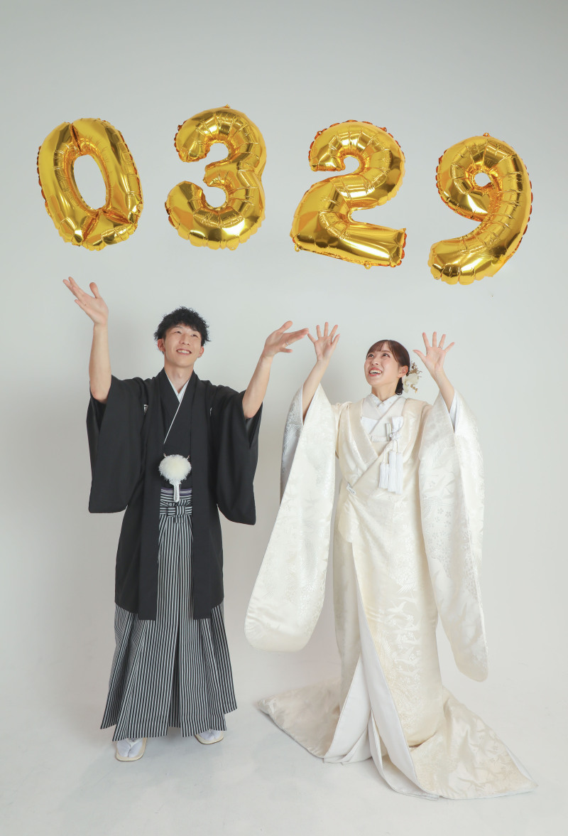 数字バルーンのお持ち込み