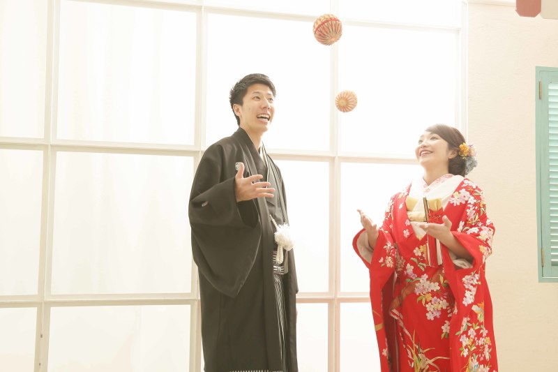 毬を使って・・