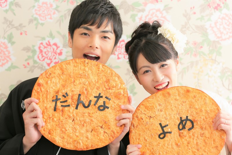 おせんべいパクリ！！