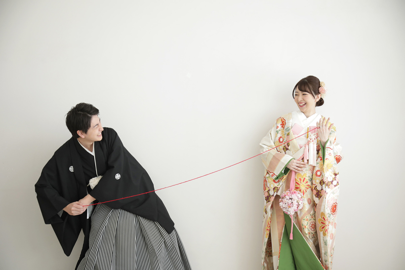 二人を結ぶ赤い糸♡