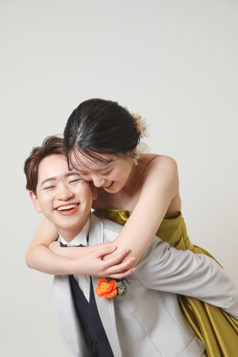 近い距離で自然な表情を