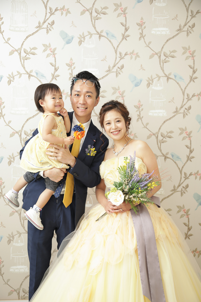 お子様とのご撮影もお気軽に!