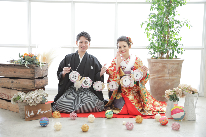 ウェルカムボードにピッタリのお写真も