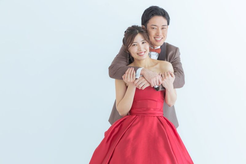 お二人でハグして♡