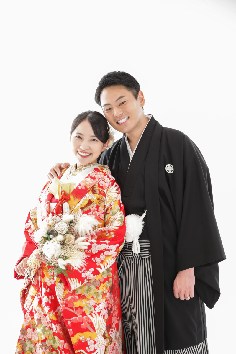 色打掛×紋付き袴