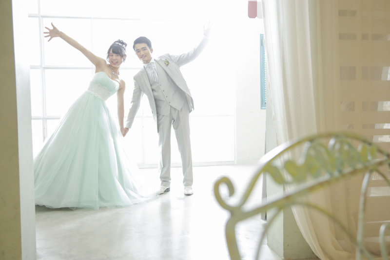 カラードレスにチェンジ！