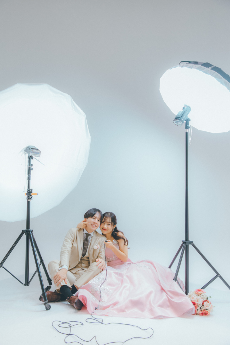 おふたりらしい笑顔で