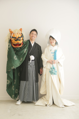 和装で小物使い