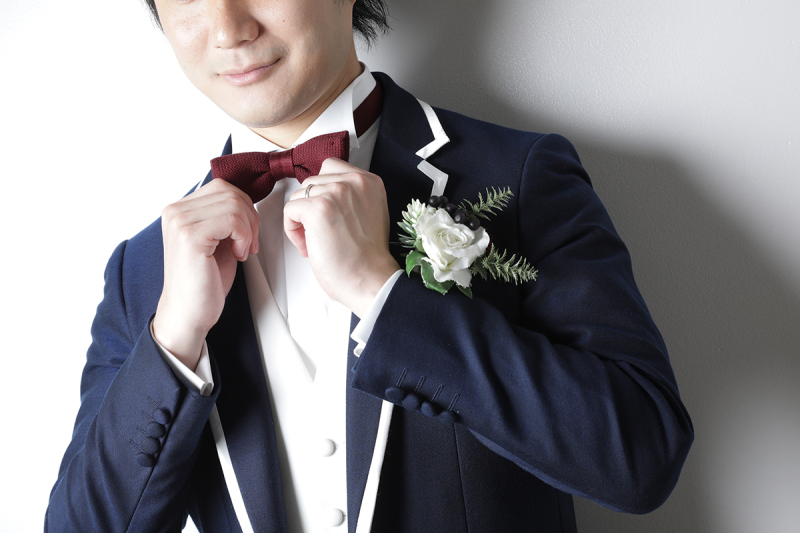 蝶ネクタイでかっこよく！