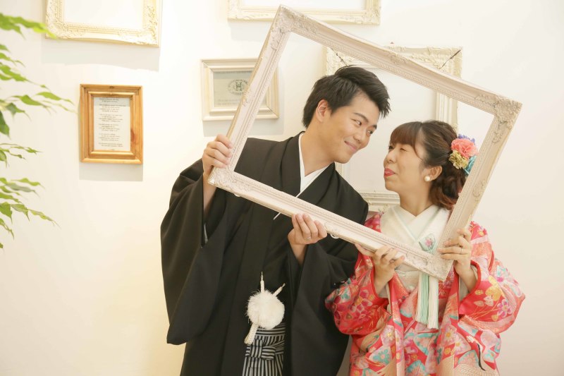 フレームを持って・・