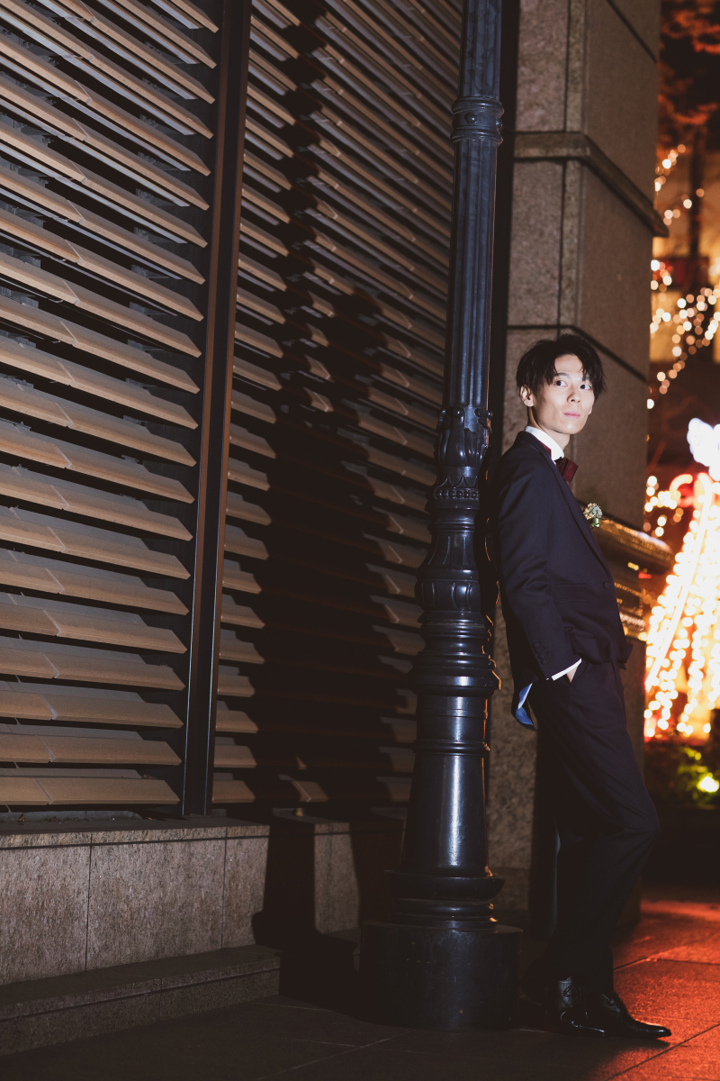 ご新郎様もかっこよく♡