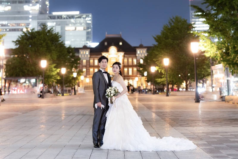 東京駅ナイトロケーション撮影
