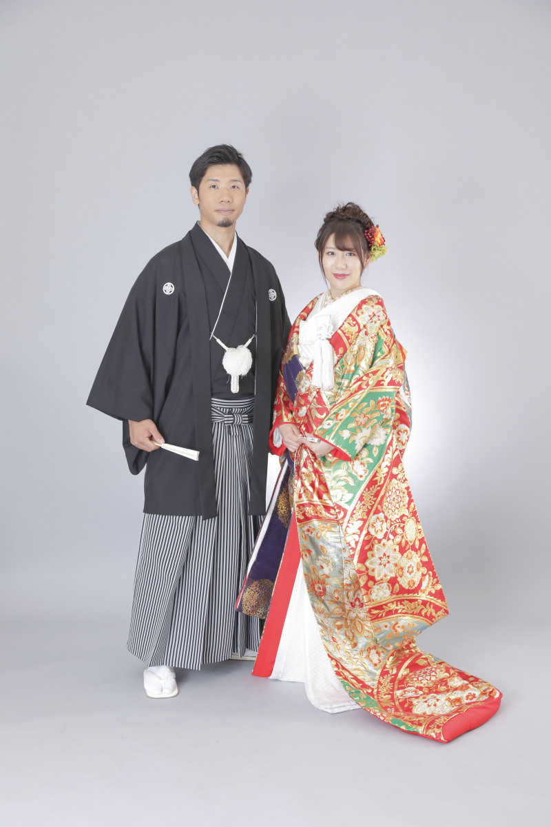 和装の全身お姿で