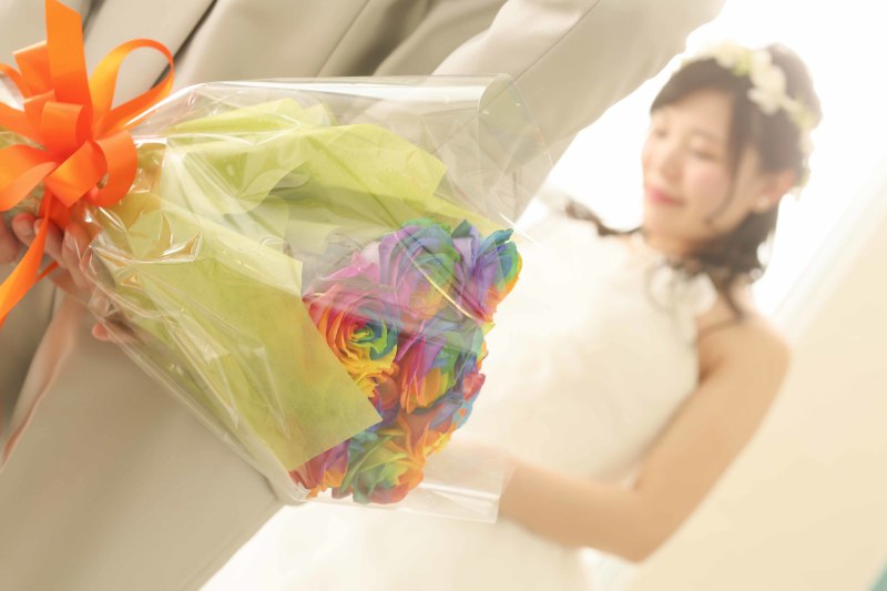 レインボーローズ