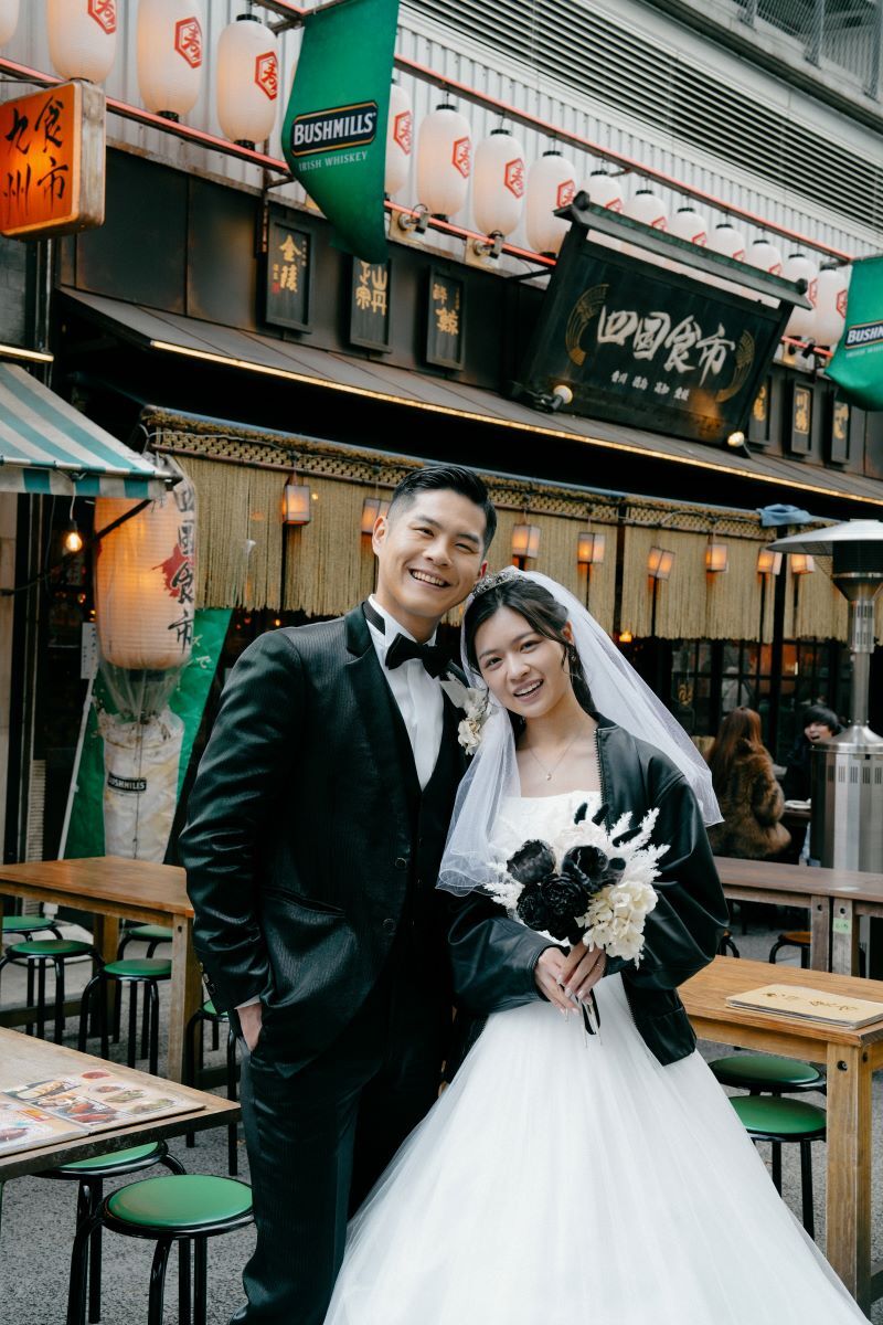 ジャケットを羽織って