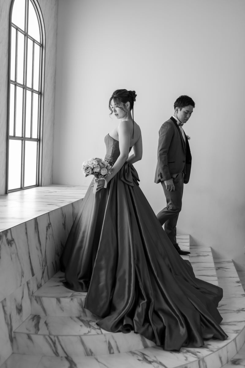 モノクロのショットも！