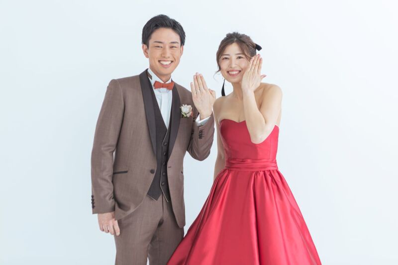 指輪×手元ショット