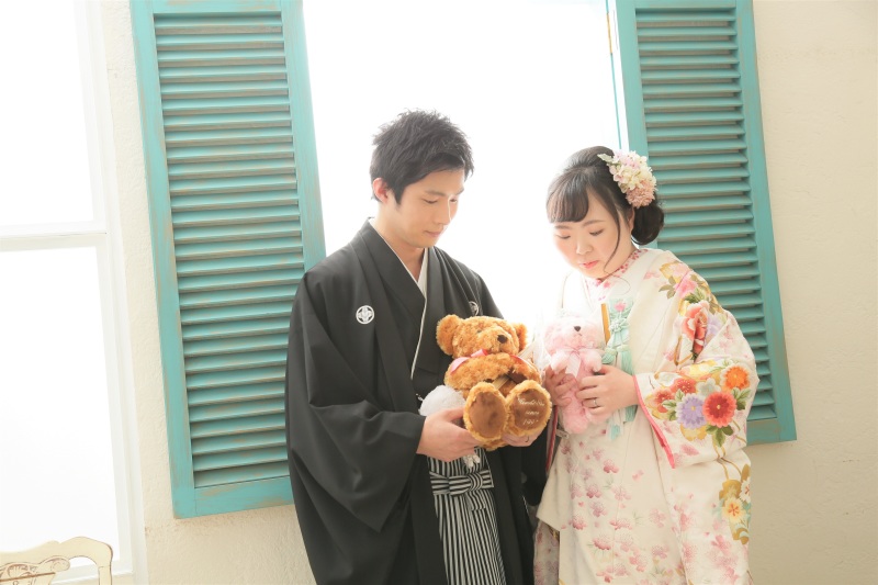 おふたりの大事な小物といっしょに