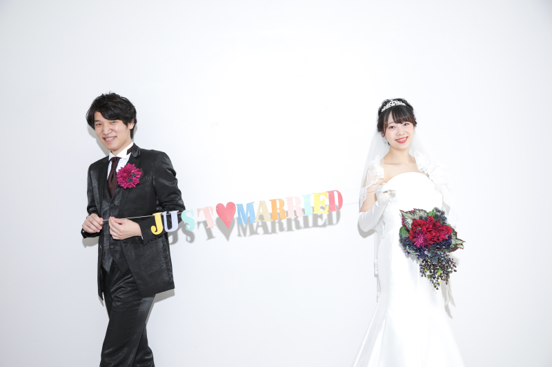 simpleな背景もアレンジ次第