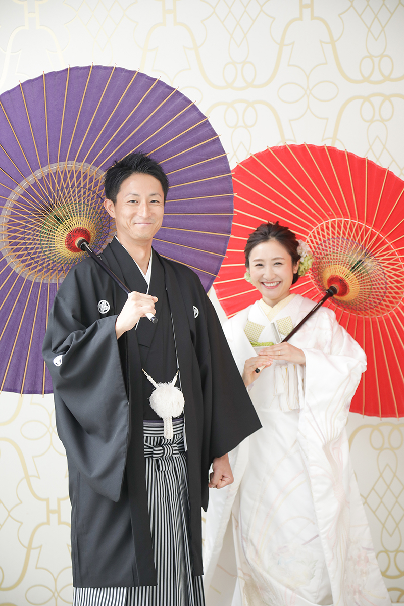 お二人で並んで