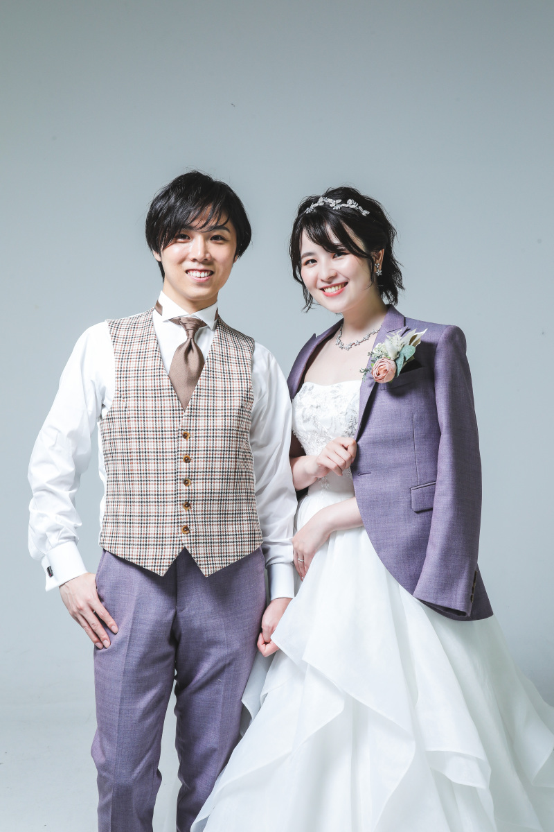 タキシードを羽織って♪